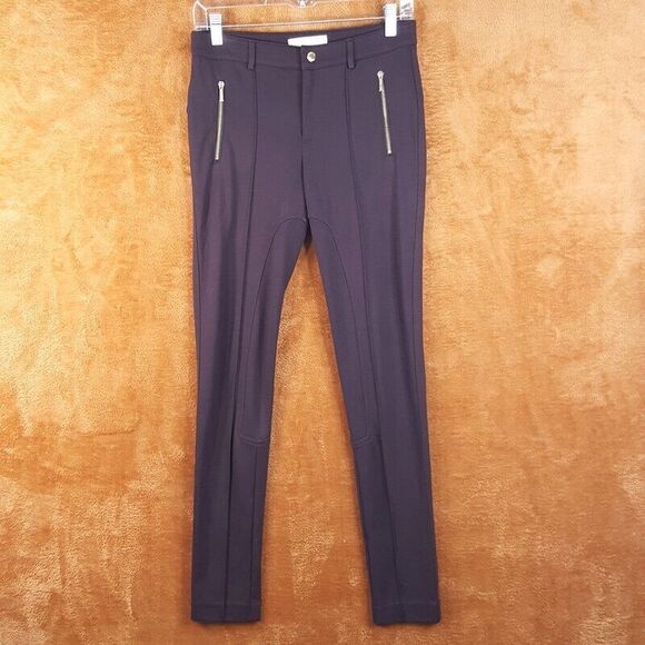 MICHAEL KORS Womens Pants Size 4 Brown Skinny Legging Stretch Equestrian Riding - Picture 1 of 10